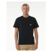 Rip Curl HORIZON BADGE SS TEE Black T-shirt