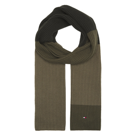 Tommy Hilfiger Šál - PIMA COTTON SCARF CB zelený