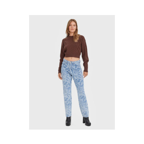 Vero Moda Sveter Ayla 10274866 Hnedá Relaxed Fit