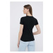 Bavlnené tričko Polo Ralph Lauren čierna farba