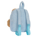 Safta Teddy Bear detský batôžtek s plyšovým medvedíkom - 4,65 L - modrý