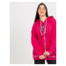 FUCHSIOVÁ MIKINA NA ZIPS -RV-BL-8302.78-FUCHSIA