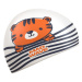 Mad wave tiger swim cap biela