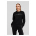 Mikina Karl Lagerfeld Seasonal Logo Sweatshirt Black