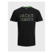 Jack&Jones Junior Tričko Neon 12224104 Čierna Regular Fit