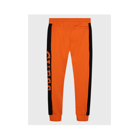 Guess Teplákové nohavice L3RQ24 KA6R3 Oranžová Regular Fit