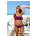 Sharon Bacco Swimsuit M-539 Eggplant