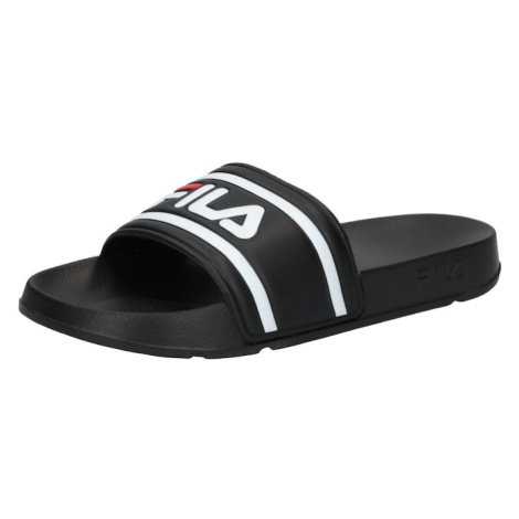 FILA Plážové / kúpacie topánky 'Morro Bay'  červená / čierna / biela