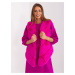 Fuchsia fur vest with lining