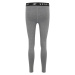 4F Športové nohavice  sivá melírovaná / čierna