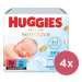 4x HUGGIES® Obrúsky vlhčené Extra Care Triplo 56x3 ks