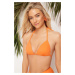 Trendyol Orange Triangle Bikini Top