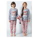 Detské pyžamo EPB020 Cotonella šedá