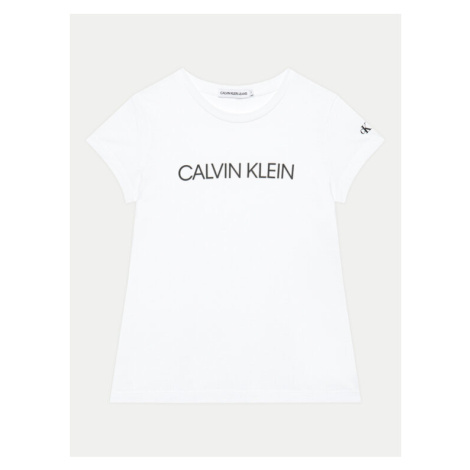 Calvin Klein Jeans Tričko IG0IG00380 Biela Regular Fit