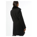 Čierny kabát Dorothy Perkins - M