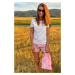 Calvin Klein pyžamo v látkovom vrecúšku - ružová Veľkosť: XS