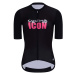 HOLOKOLO Cyklistický dres s krátkym rukávom - ICON ELITE LADY - ružová/čierna/biela