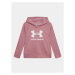 Under Armour Mikina Ua Rival Fleece Bl Hoodieâ 1379615 Ružová Loose Fit