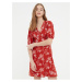 Brick Women's Floral Short Dress Trendyol - Women's