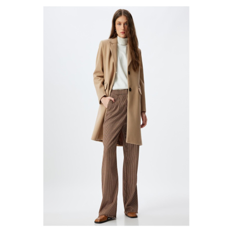 Koton Beige Women's Coat