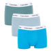 Pánske boxerky CALVIN KLEIN 3 PACK-LOW RISE TRUNK-VIV BL, ARONA, SAGEB GRN W WH WBS