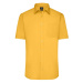 James & Nicholson Pánska košeľa s krátkym rukávom JN680 - Žltá
