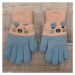 Detské zateplené modré rukavice 3-10Y CATHIMON