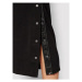 KARL LAGERFELD Každodenné šaty Logo Tape Snap 211W1365 Čierna Slim Fit