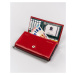 Veľká, kožená dámska peňaženka s RFID systémom — Rovicky