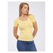 Women's Yellow T-Shirt Pieces Kitte - Women