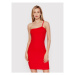 ONLY Letné šaty Lea 15257778 Červená Slim Fit