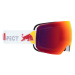 Lyžiarske okuliare RED BULL SPECT REIGN-04, white, brown with red mirror, CAT3, toric