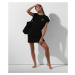 Plážové Oblečenie Karl Lagerfeld Ikonik 2.0 Beach Dress Čierna