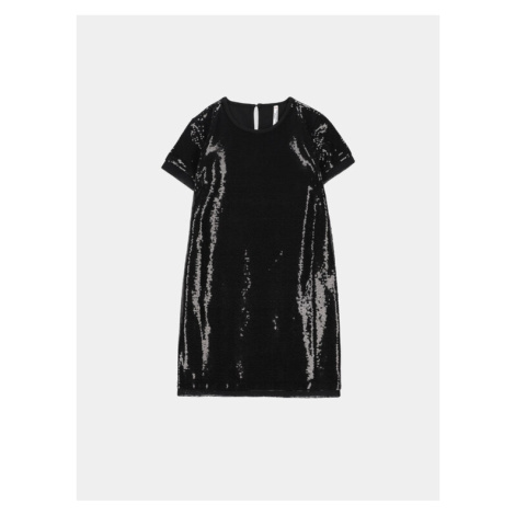 Coccodrillo Elegantné šaty ZC3129202EJG Čierna Regular Fit