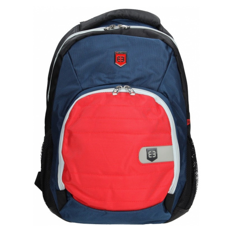 Moderný batoh Enrico Benetti 47071 - modro-červená
