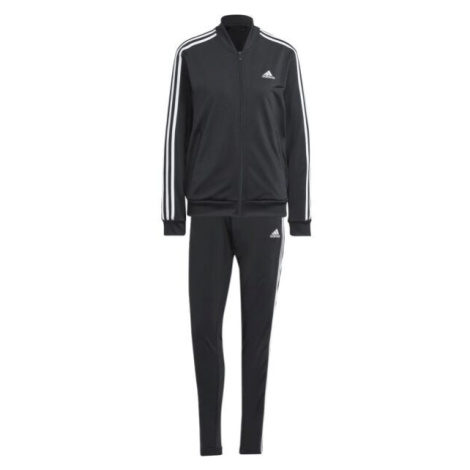 adidas ESSENTIALS 3-STRIPES TRACKSUIT Dámska tepláková súprava, čierna, veľkosť