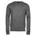 Tee Jays Pánsky merino sveter TJ6000 Grey Melange