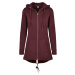 Women's Sweat Parka redwine