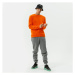 Confront Mikina Small Logo Crew Orange