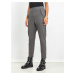 Dámske tmavosivé tepláky so zipsami -EM-DR-1697.38P-dark gray