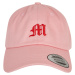 Letter Pink M Low Profile Beanie