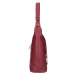 Dámska kožená kabelka Facebag Filonna - vínová