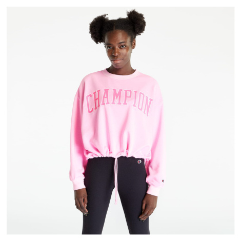 Champion Crewneck Croptop Sweatshirt Pink