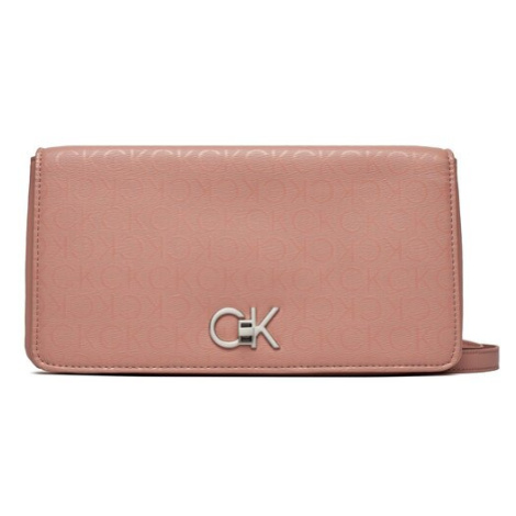 Calvin Klein Kabelka Re-Lock Double Gusette _Epi Mono K60K611347 Ružová