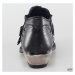 topánky kožené NEW ROCK 7956-S1 Čierna