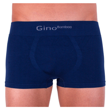 Men's boxers Gino seamless bamboo blue