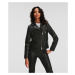 Bunda Karl Lagerfeld Leather Biker Jacket Black