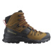 Pánska vysoká turistická obuv SALOMON Quest 4 GTX rubber black fiery red