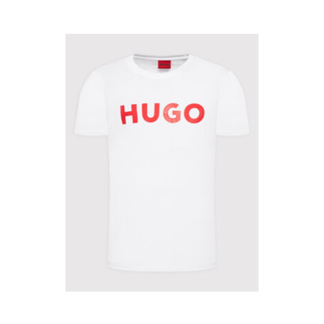 Hugo Tričko Dulivio 50467556 Biela Regular Fit Hugo Boss