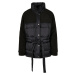 Women's Sherpa Mix Puffer Jacket Black